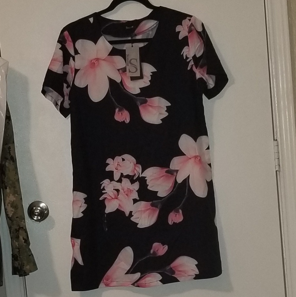 Navy Blue Loose Dress